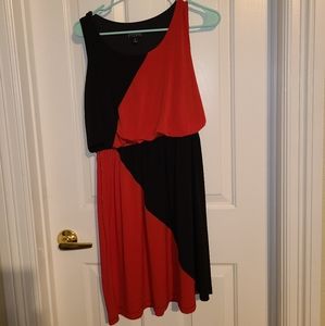 EnFocus red and black dress Size 8